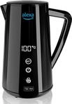 Swan Alexa Wasserkocher WIFI Smart Kettle 1,5L, mit Temperatureinstellung, Schwarz,
