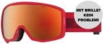 Salomon ATOMIC COUNT JR SPHERICAL Skibrille f&uuml;r Kinder - Rot - Komfortabler...