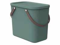 Rotho Albula Aufbewahrungsbox 25l mit Deckel, Kunststoff (PP recycelt), grün,...