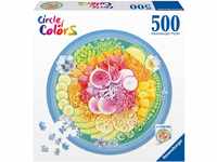 Ravensburger Puzzle 17351 - Circle of Colors Poke Bowl - 500 Teile Rundpuzzle für