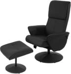 Mendler Relaxsessel Helsinki - Kunstleder, schwarz