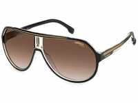 Carrera Unisex 1057/s Sunglasses, 2M2/HA Black Gold, 64