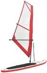 vidaXL Stand Up Paddleboard Set mit Segel Tragetasche Aufblasbar SUP Paddle Paddling