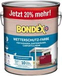 Bondex Wetterschutz Farbe Purpurrot (RAL3004) 3 L f&uuml;r 27 m&sup2; | Extreme...