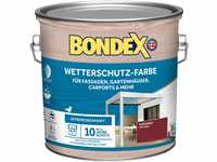 Bondex Wetterschutz Farbe Purpurrot (RAL3004) 2,5 L für 23 m² | Extreme...