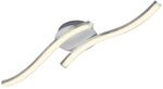Briloner Leuchten &ndash; LED Deckenleuchte, wellenf&ouml;rmige Deckenlampe, 2-flammig, 2 x