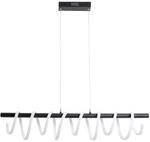 N&auml;ve Leuchten - LED Pendelleuchte Belleza, Deckenlampe aus Metall und...