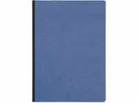 Clairefontaine 795434C Notizbuch, genäht, Rückseite aus Leinen, Blau – A5, 14,8 x