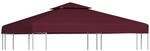 vidaXL Pavillon Ersatzdach 310 g/m&sup2; 3x3 m Bordeaux Abdeckung Partyzelt Plane