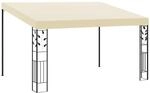 vidaXL Wand Pavillon Anbaupavillon Sonnenschutz Pergola Gartenpavillon...