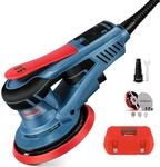 FANZWORK B&uuml;rstenloser Exzenterschleifer EZ150A mit Tragkoffer, 5mm Schleifhub,150mm