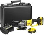 Stanley FatMax 18V Akku-Winkelschleifer SFMCG400M2K (4.0 Ah, 125 mm...