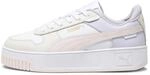 PUMA Damen Carina Street Sneaker, White Frosty Pink Alpine Snow, 40 EU