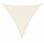 vidaXL Sonnensegel Dreieckig 3,6x3,6x3,6m Creme Sonnenschutz Beschattung