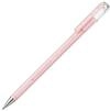 Pentel Hybrid Milky K108-PP Gel-Tintenroller, pastell-Rosa, Strahlend auf Hellen und