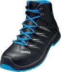 Uvex 2 Trend - Leder-Sicherheitsstiefel S3 SRC ESD - Blau/Schwarz - Gr. 44