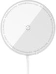Baseus Wireless Charger Magnetic Simple Mini3, 15W Silver (CCJJ040012)