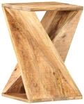 vidaXL Mangoholz Massiv Beistelltisch Telefontisch Nachttisch Blumentisch