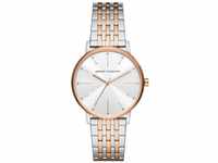 Armani Exchange Damen Quarz 3 Zeiger Uhr mit Armband AX5580