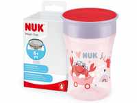 NUK Magic Cup Trinklernbecher | 8+ Monate | 230 ml | auslaufsicherer 360°-Trinkrand