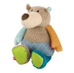 SIGIKID 39789 Kuscheltier B&auml;r Patchwork Sweety, yellow f&uuml;r M&auml;dchen und...