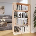 vidaXL B&uuml;cherregal Raumteiler Standregal Aktenregal Wandregal Regal Raumtrenner