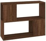 vidaXL B&uuml;cherregal, B&uuml;cherschrank mit viel Stauraum, Standregal f&uuml;r...