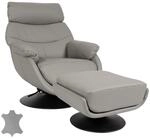 Mendler Relaxsessel mit Hocker HWC-K99, Fernsehsessel Sessel, Wippfunktion...