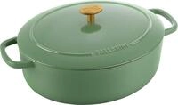 BALLARINI Bellamonte Auflaufform, Br&auml;ter, Dutch Oven, Emailliertes Gusseisen, Oval,