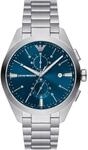 Emporio Armani Herrenuhr, Quarz-Zweizeiger-Chronographenwerk und 43mm Geh&auml;usegr&ouml;&szlig;e