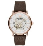 Emporio Armani Herrenuhr, Automatikuhrwerk, 43mm Rose Gold Edelstahlgeh&auml;use mit