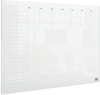 Nobo Mini-Whiteboard Wochenplaner, A3, Tisch-/Wandmontage, Trocken Abwischbares
