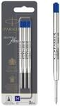 Parker Ballpoint Pen Refills | Medium Point | Blue QUINKflow Ink | 3 Count