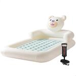 Intex Bear Kidz Reisebett mit Handpumpe, aufgeblasene Gr&ouml;&szlig;e: 114 cm x 178 cm x 71