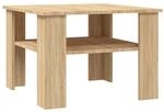 vidaXL Couchtisch 1 Ablagefach Beistelltisch Wohnzimmertisch Kaffeetisch Sofatisch