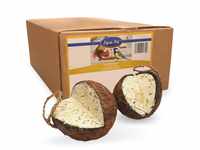 Lyra Pet® | 3 x 4 Ganze Kokosnüsse mit V-Cut Gefüllt | Energiereiches...