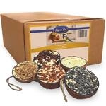 Lyra Pet&reg; 10 Halbe Kokosn&uuml;sse gef&uuml;llt - Vogelfutter f&uuml;r Wildv&ouml;gel |...