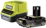 RYOBI 18 V Akku-Starter-Set RC18120-120C (2,0 Ah Lithium+ Akku,...