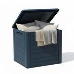 Prosperplast Garten-Auflagenbox Woodebox 140 L, Anthrazit &ndash;