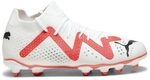 Puma Future Match Fg/Ag Fussballschuh, White Black fire Orchid, 33 EU