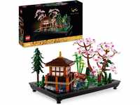 LEGO Icons Garten der Stille, Botanical Zen-Garten-Set für Erwachsene mit