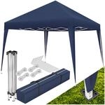 tectake&reg; Pavillon 3x3, Gartenpavillon 3x3, wasserabweisend, h&ouml;henverstellbarer