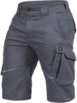 Leibw&auml;chter Arbeitsshorts Herren Flex Line Grau &ndash; Gr&ouml;&szlig;e 46 &ndash; Robuste Cargo