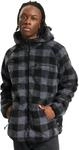 Brandit Teddyfleece Worker Jacket, Farbe: black/grey, Gr&ouml;&szlig;e: 4XL