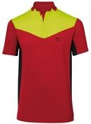 K&Uuml;BLER Workwear K&Uuml;BLER Forest Funktionsshirt rot/warngelb