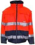 Planam 2046060 Warnschutz-Komfortjacke, Orange/Marine, Gr&ouml;&szlig;e XL