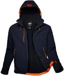 Helly-Hansen Workwear Chelsea Evo Herren-Softshelljacke mit Kapuze, Marineblau,