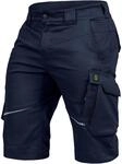 Leibw&auml;chter Arbeitsshorts Herren Flex Line Marine &ndash; Gr&ouml;&szlig;e 68 &ndash; Robuste Cargo