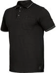 Leibw&auml;chter Polo-Shirt Herren Flex-Line &ndash; Schwarz &ndash; Gr. S &ndash; Poloshirt mit