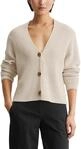Marc O'Polo Damen Long Sleeve Cardigan Sweater, Wei&szlig;, M EU